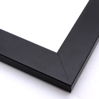 Matte black modern flat picture frame